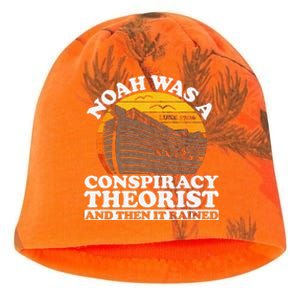 Conservative Christian Noah Was A Conspiracy Theorist Kati - Camo Knit Beanie