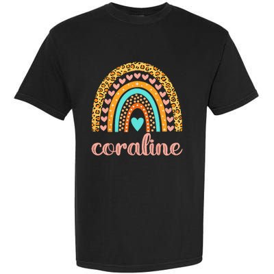 Coraline Coraline Name Birthday Gift Garment-Dyed Heavyweight T-Shirt