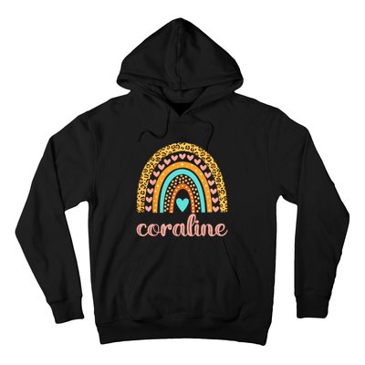 Coraline Coraline Name Birthday Gift Hoodie