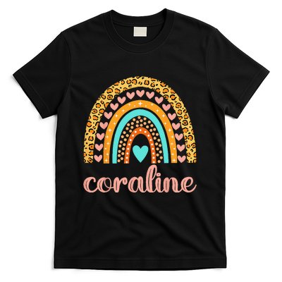 Coraline Coraline Name Birthday Gift T-Shirt