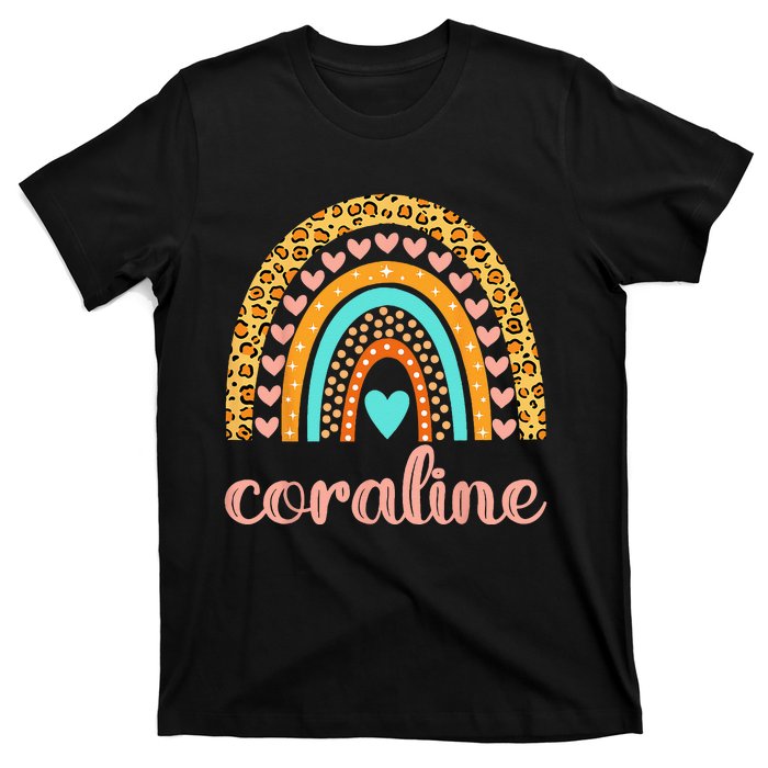 Coraline Coraline Name Birthday Gift T-Shirt