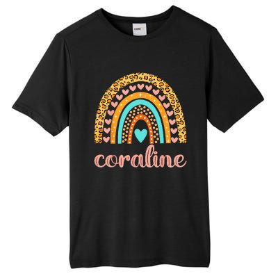 Coraline Coraline Name Birthday Gift Tall Fusion ChromaSoft Performance T-Shirt