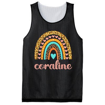 Coraline Coraline Name Birthday Gift Mesh Reversible Basketball Jersey Tank