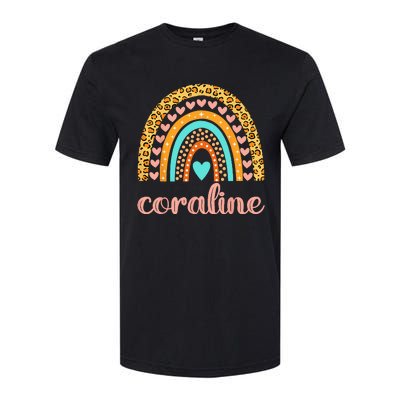 Coraline Coraline Name Birthday Gift Softstyle CVC T-Shirt