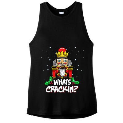 Crackin' Christmas Nutcracker Pajama Set Festive Family Ladies PosiCharge Tri-Blend Wicking Tank