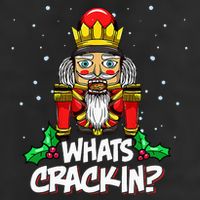 Crackin' Christmas Nutcracker Pajama Set Festive Family 7 Panel Mesh Trucker Snapback Hat