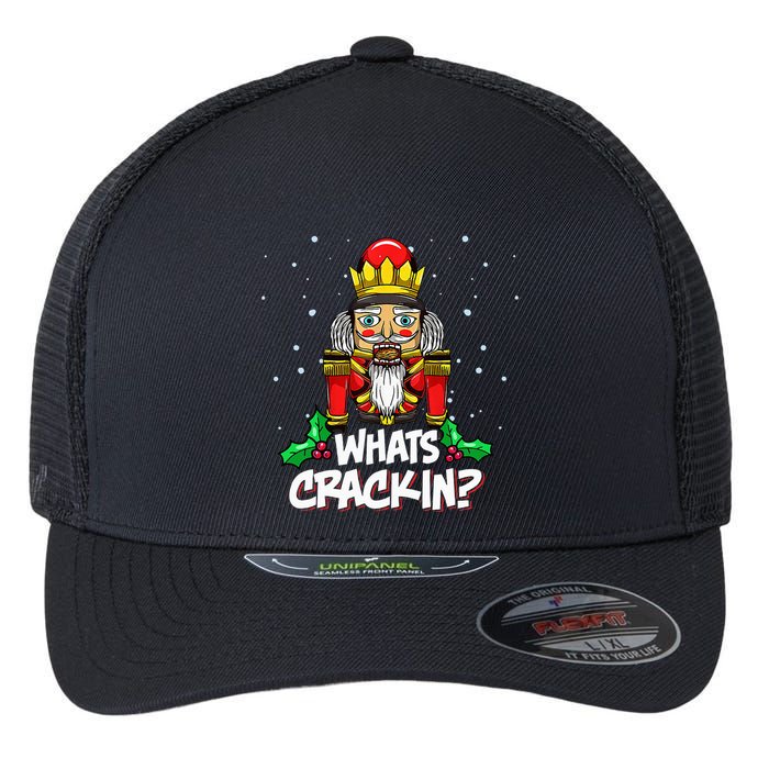 Crackin' Christmas Nutcracker Pajama Set Festive Family Flexfit Unipanel Trucker Cap
