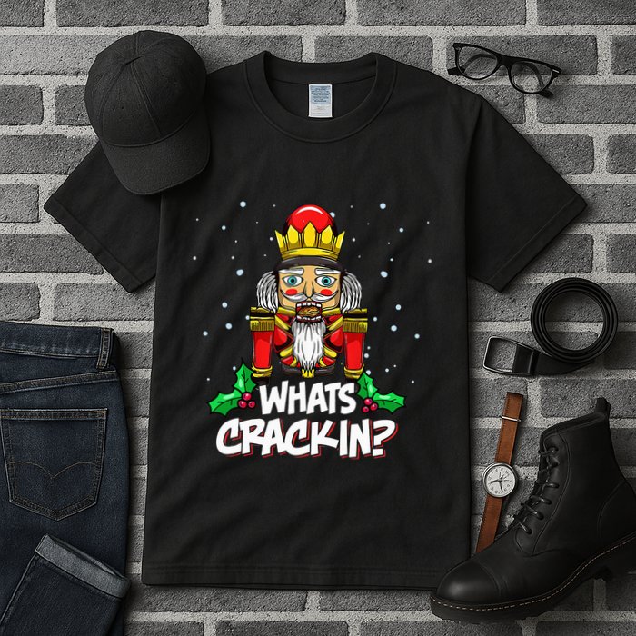 Crackin' Christmas Nutcracker Pajama Set Festive Family Tall T-Shirt