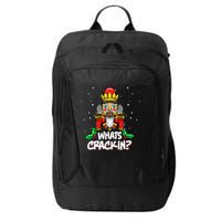 Crackin' Christmas Nutcracker Pajama Set Festive Family City Backpack