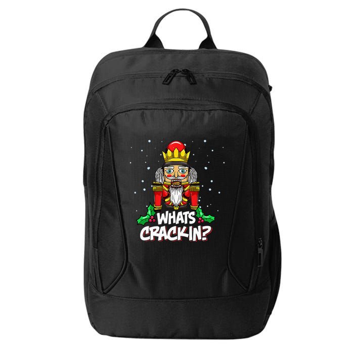 Crackin' Christmas Nutcracker Pajama Set Festive Family City Backpack