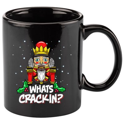 Crackin' Christmas Nutcracker Pajama Set Festive Family 11oz C Handle Ceramic Mug