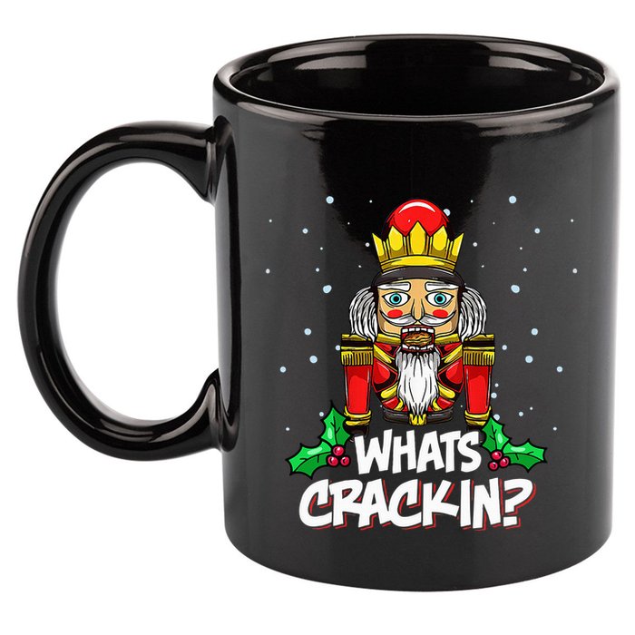 Crackin' Christmas Nutcracker Pajama Set Festive Family 11oz C Handle Ceramic Mug