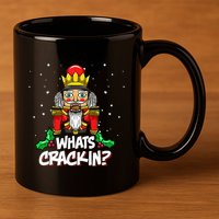 Crackin' Christmas Nutcracker Pajama Set Festive Family 11oz C Handle Ceramic Mug