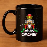 Crackin' Christmas Nutcracker Pajama Set Festive Family 11oz C Handle Ceramic Mug