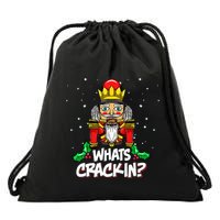 Crackin' Christmas Nutcracker Pajama Set Festive Family Drawstring Bag