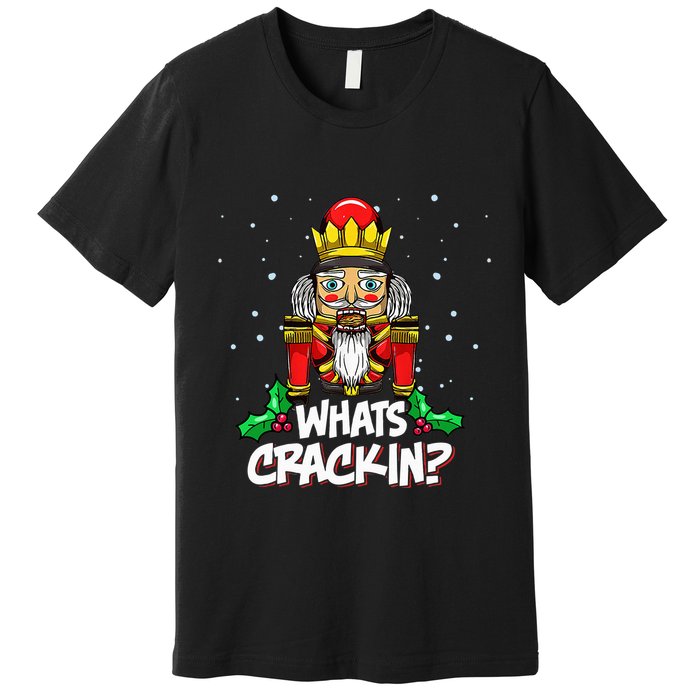 Crackin' Christmas Nutcracker Pajama Set Festive Family Premium T-Shirt
