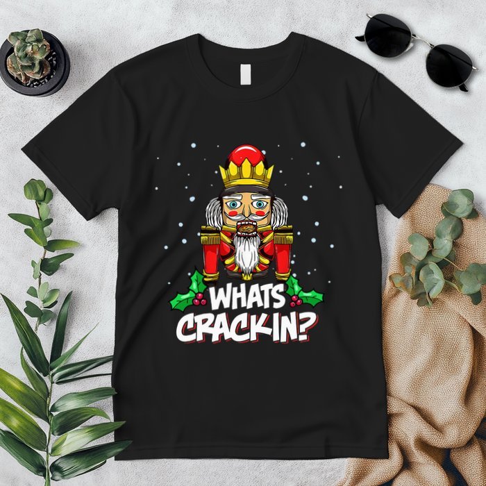 Crackin' Christmas Nutcracker Pajama Set Festive Family Premium T-Shirt