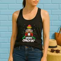 Crackin' Christmas Nutcracker Pajama Set Festive Family Womens Tank Top