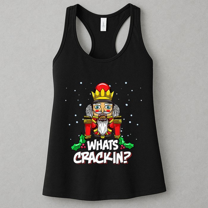 Crackin' Christmas Nutcracker Pajama Set Festive Family Womens Tank Top