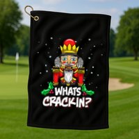 Crackin' Christmas Nutcracker Pajama Set Festive Family Golf Towel