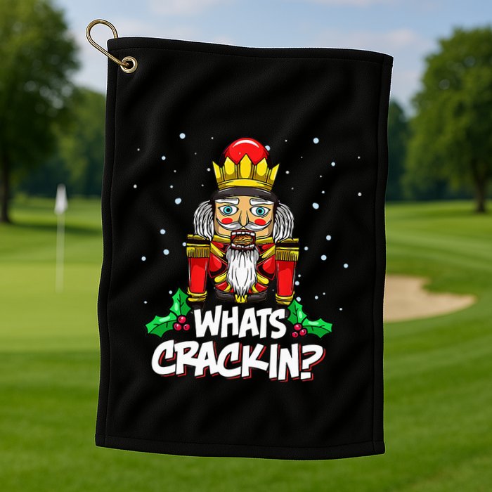 Crackin' Christmas Nutcracker Pajama Set Festive Family Golf Towel