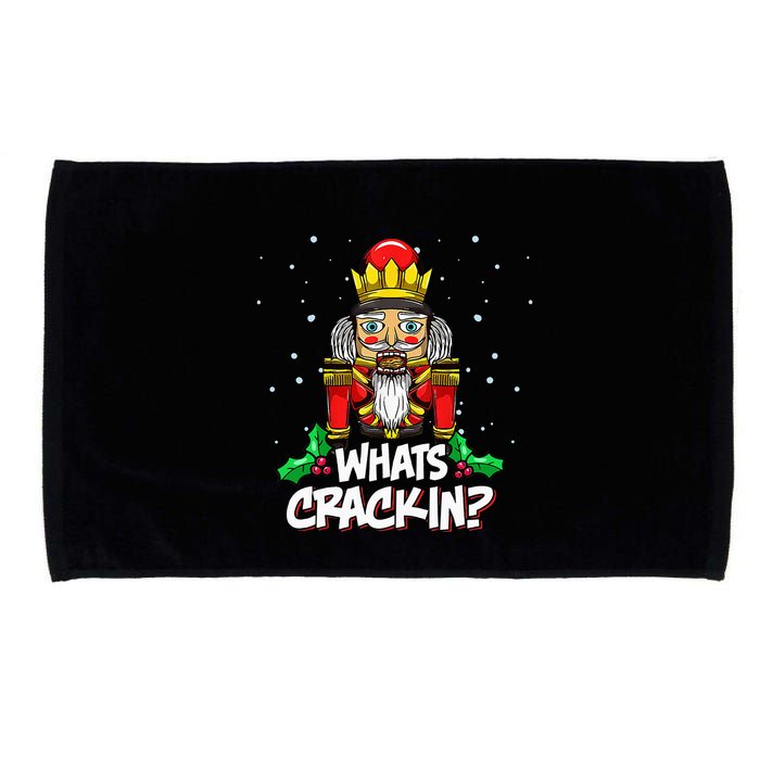 Crackin' Christmas Nutcracker Pajama Set Festive Family Microfiber Hand Towel
