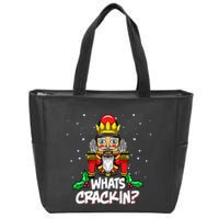 Crackin' Christmas Nutcracker Pajama Set Festive Family Zip Tote Bag