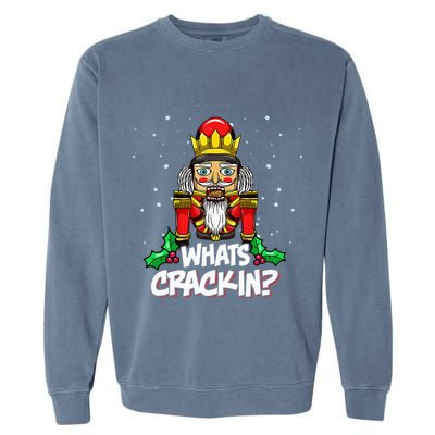 Crackin' Christmas Nutcracker Pajama Set Festive Family Garment-Dyed Sweatshirt