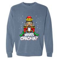 Crackin' Christmas Nutcracker Pajama Set Festive Family Garment-Dyed Sweatshirt