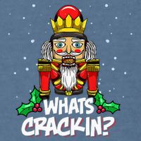 Crackin' Christmas Nutcracker Pajama Set Festive Family Garment-Dyed Sweatshirt