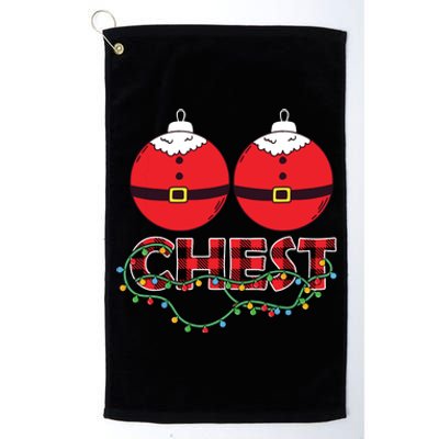 Chestnuts Chest Nuts Christmas Matching Christmas Couples Platinum Collection Golf Towel