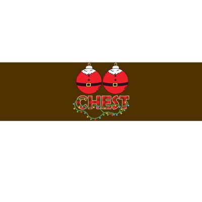 Chestnuts Chest Nuts Christmas Matching Christmas Couples Bumper Sticker