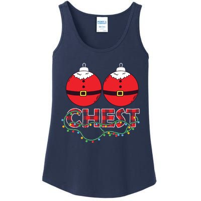 Chestnuts Chest Nuts Christmas Matching Christmas Couples Ladies Essential Tank