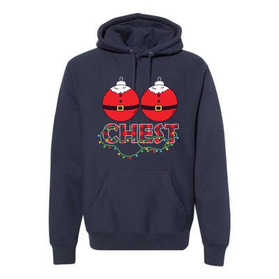 Chestnuts Chest Nuts Christmas Matching Christmas Couples Premium Hoodie