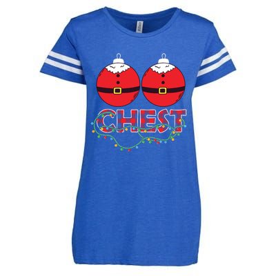 Chestnuts Chest Nuts Christmas Matching Christmas Couples Enza Ladies Jersey Football T-Shirt