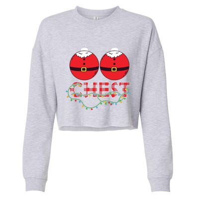 Chestnuts Chest Nuts Christmas Matching Christmas Couples Cropped Pullover Crew