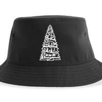 Christian Christmas Nativity Scene Xmas Tree Sustainable Bucket Hat