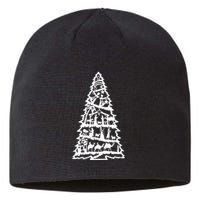 Christian Christmas Nativity Scene Xmas Tree Sustainable Beanie