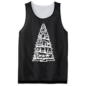 Christian Christmas Nativity Scene Xmas Tree Mesh Reversible Basketball Jersey Tank