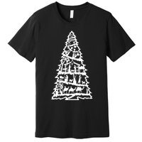 Christian Christmas Nativity Scene Xmas Tree Premium T-Shirt