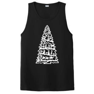 Christian Christmas Nativity Scene Xmas Tree PosiCharge Competitor Tank