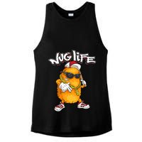 Cool Chicken Nugget Art Chicken Nugget Lover Ladies PosiCharge Tri-Blend Wicking Tank