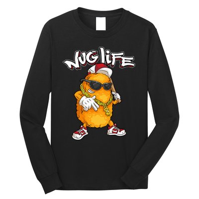 Cool Chicken Nugget Art Chicken Nugget Lover Long Sleeve Shirt