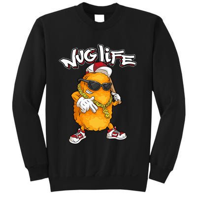 Cool Chicken Nugget Art Chicken Nugget Lover Sweatshirt