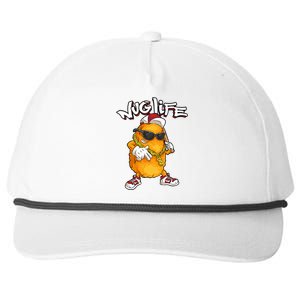 Cool Chicken Nugget Art Chicken Nugget Lover Snapback Five-Panel Rope Hat