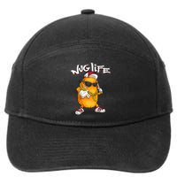 Cool Chicken Nugget Art Chicken Nugget Lover 7-Panel Snapback Hat