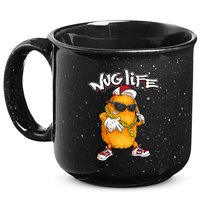 Cool Chicken Nugget Art Chicken Nugget Lover 15oz Campfire Ceramic Mug