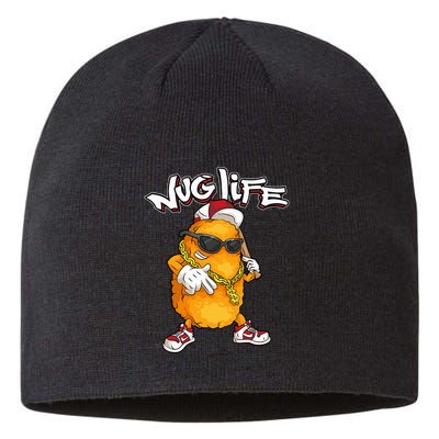 Cool Chicken Nugget Art Chicken Nugget Lover Sustainable Beanie