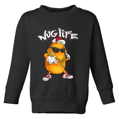 Cool Chicken Nugget Art Chicken Nugget Lover Toddler Sweatshirt