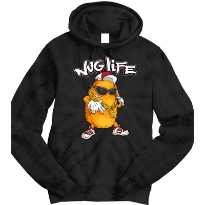 Cool Chicken Nugget Art Chicken Nugget Lover Tie Dye Hoodie
